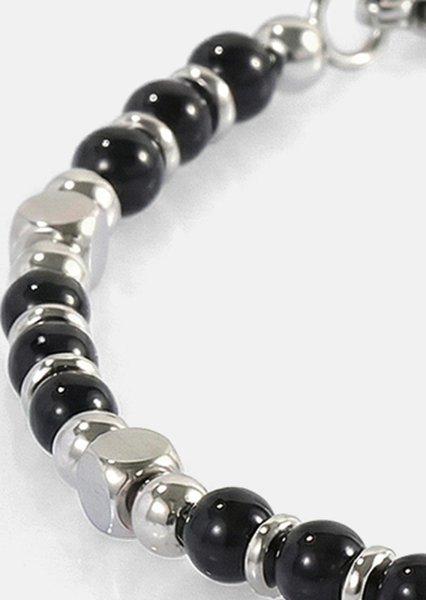 Bracelet perlé Obsidian Crest