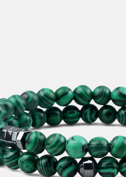 Bracelet perlé Verdant Essence