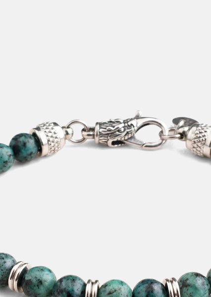 Bracelet perlé Emerald Flare