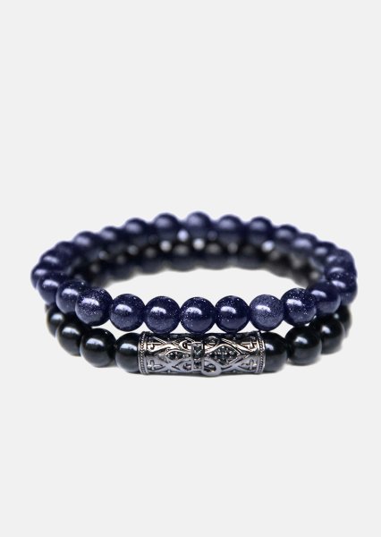 Bracelet perlé Midnight Nexus