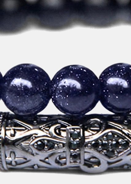 Bracelet perlé Midnight Nexus