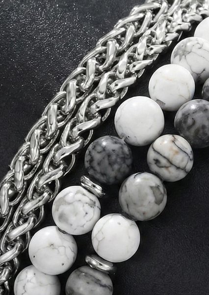 Bracelet perlé Titan Sphere