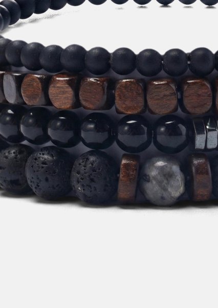 Bracelet perlé Onyx Harmony