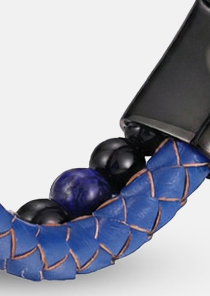 Bracelet en cuir Cobalt Ridge