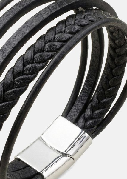 Bracelet en cuir Titan Veil