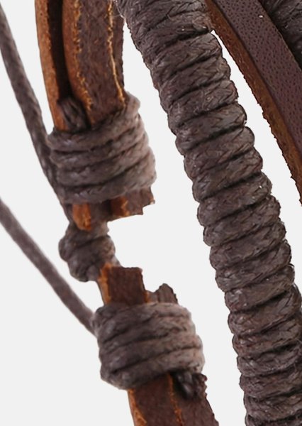 Bracelet en cuir Echelon Weave