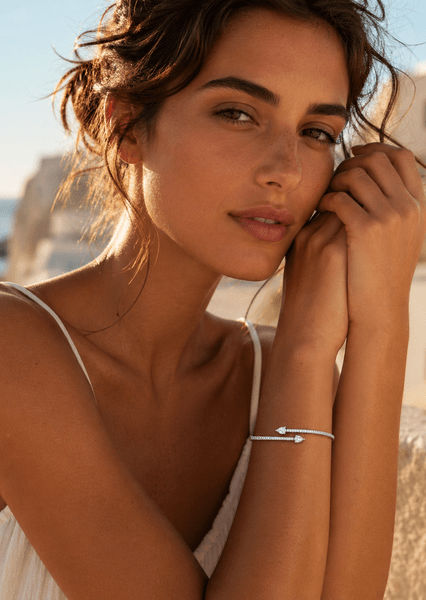 Bracelet Lumière Spark Stack - Plaqué argent