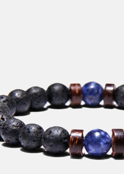 Bracelet perlé Sable Echo