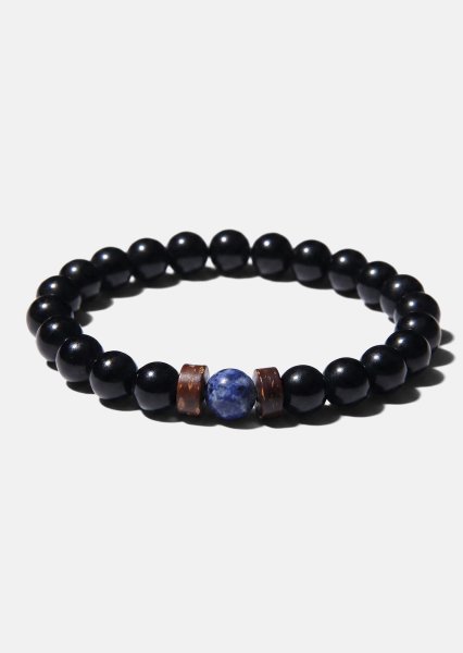 Bracelet perlé Obsidian Forge