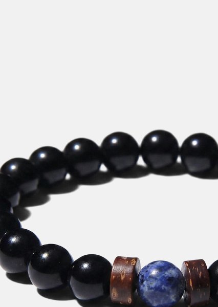 Bracelet perlé Obsidian Forge