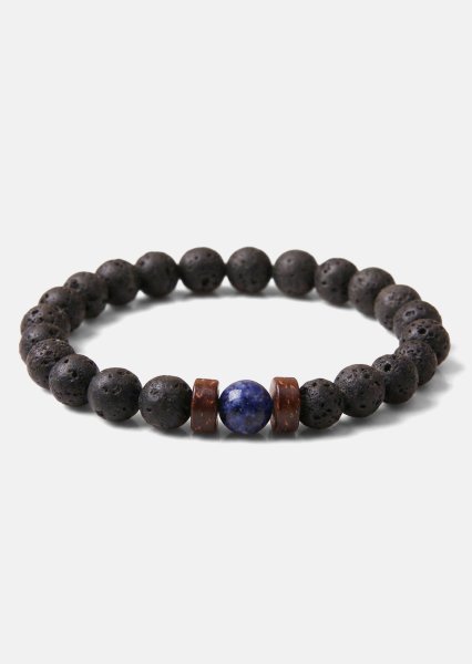 Bracelet perlé Lava Aura