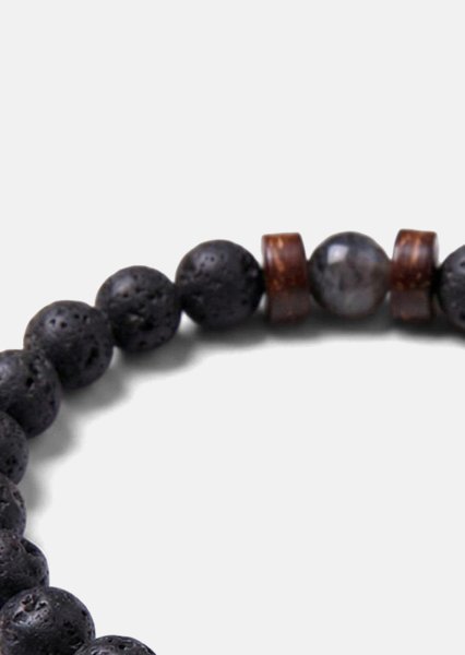 Bracelet perlé Lava Essence