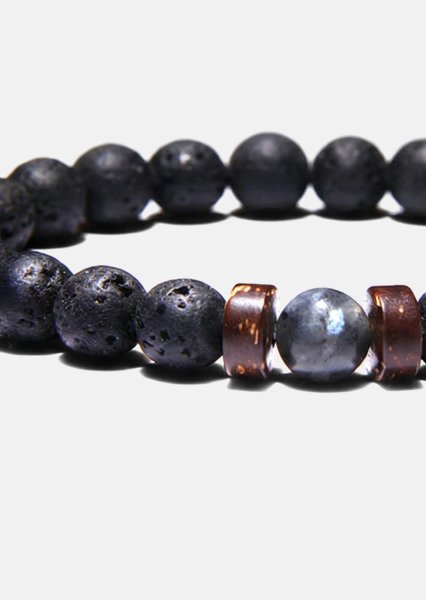 Bracelet perlé Midnight Pulse