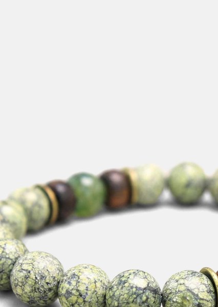 Bracelet perlé Verdant Charm