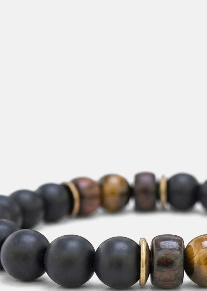Bracelet perlé Ebon Valor
