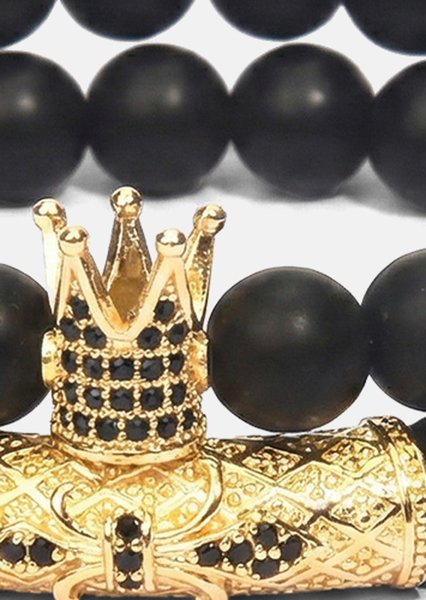 Bracelet perlé Regal Crown