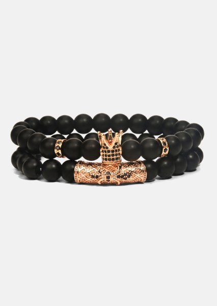 Bracelet perlé Crown Essence