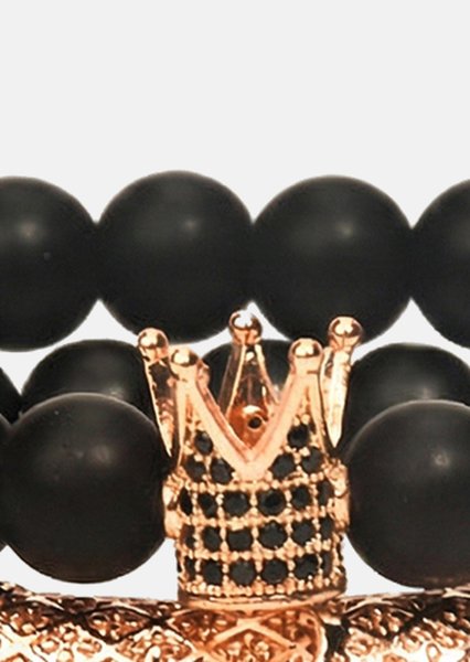Bracelet perlé Crown Essence