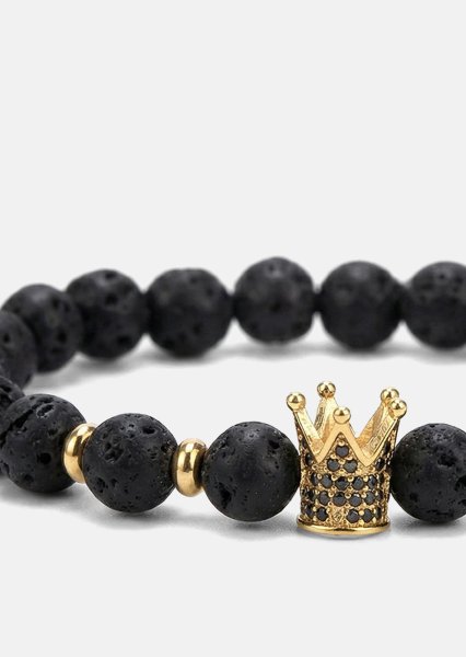 Bracelet perlé Noble Crown