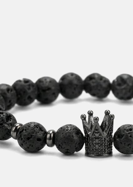 Bracelet perlé Majestic Crown