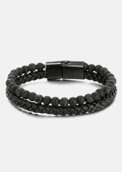 Bracelet en cuir Shadow Embrace