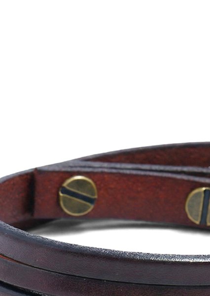 Bracelet en cuir Rugged Stride