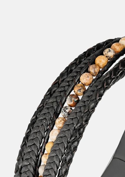 Bracelet en cuir Granite Finery