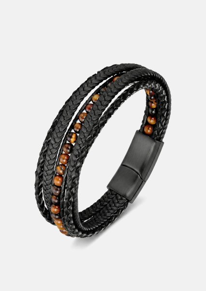 Bracelet en cuir Shadow Forge