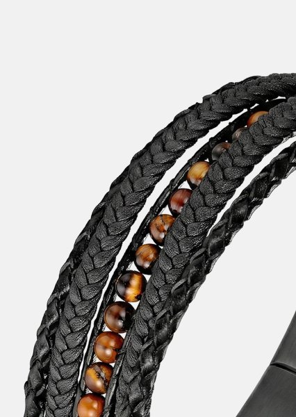 Bracelet en cuir Shadow Forge