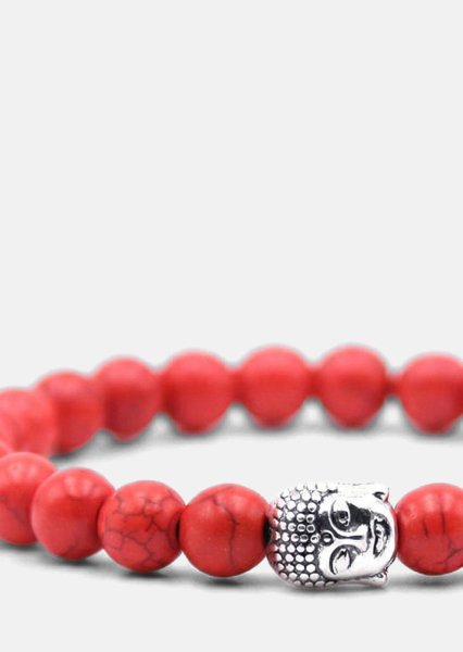 Bracelet perlé Crimson Harmony