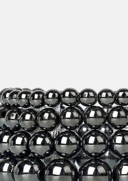 Bracelet perlé Obsidian Flow