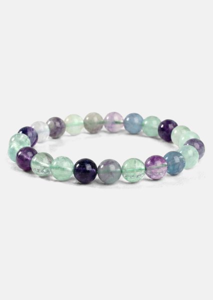 Bracelet perlé Fluorite Nexus
