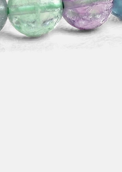 Bracelet perlé Fluorite Nexus