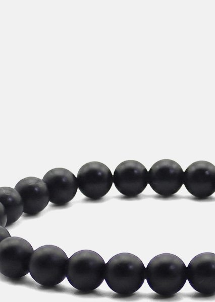 Bracelet perlé Obsidian Whisper