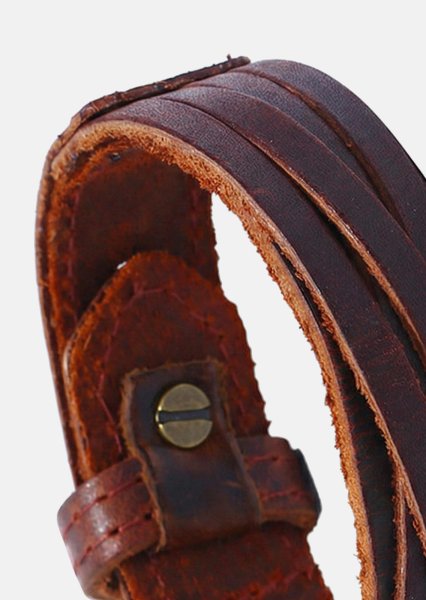 Bracelet en cuir Rugged Vow