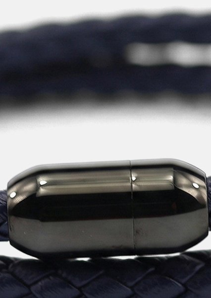 Bracelet en cuir Silent Crest