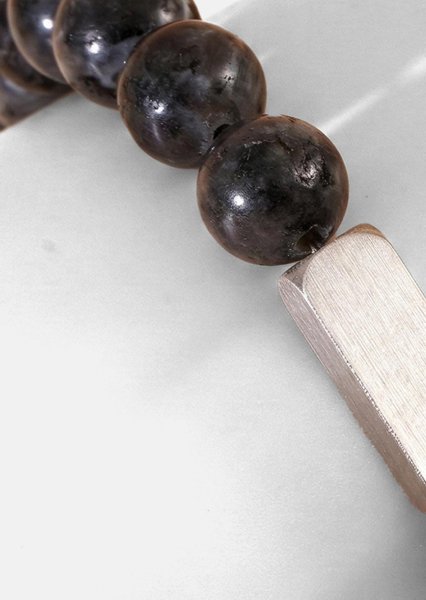 Bracelet perlé Onyx Fusion