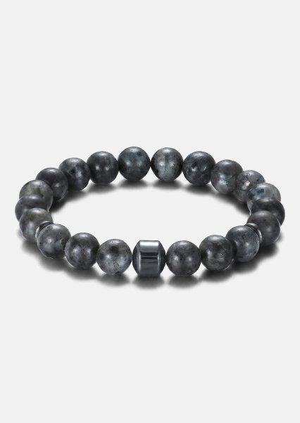 Bracelet perlé Obsidian Charm