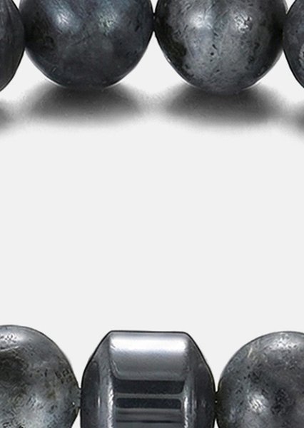 Bracelet perlé Obsidian Charm