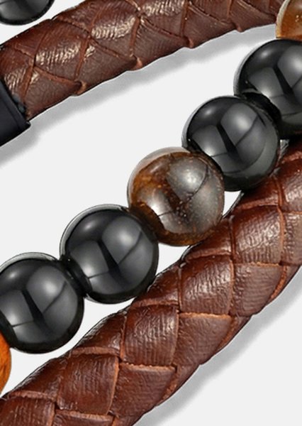 Bracelet en cuir Legacy Weave