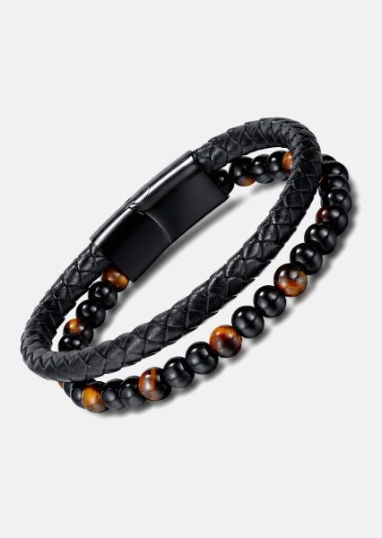 Bracelet en cuir Titan Essence