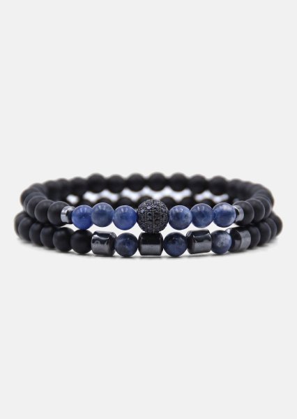 Bracelet perlé Midnight Echo
