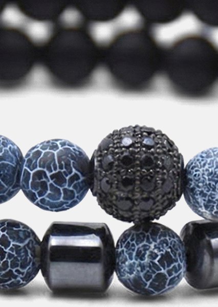 Bracelet perlé Maverick Stone