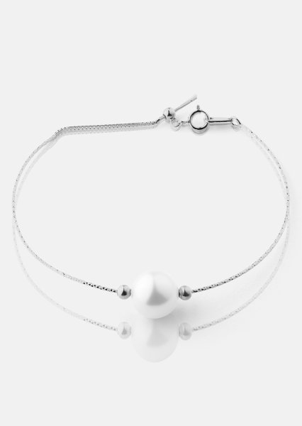 Bracelet Pearl Aura - Plaqué argent
