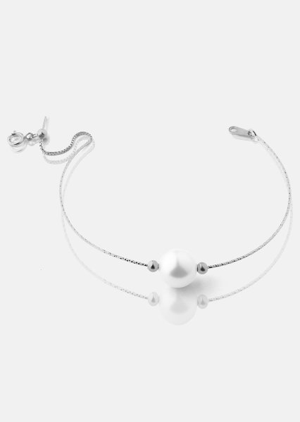 Bracelet Pearl Aura - Plaqué argent