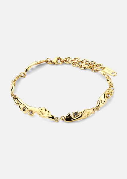 Bracelet Current - 18k Plaqué or