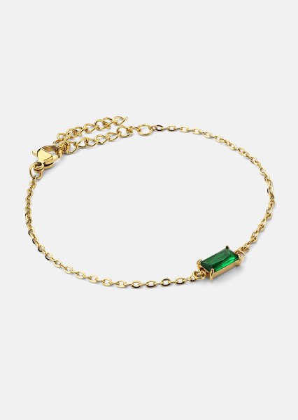 Bracelet Emeraldis - 18k Plaqué or