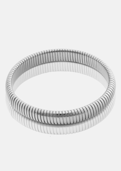 Bracelet Sculpted Coil - Plaqué argent