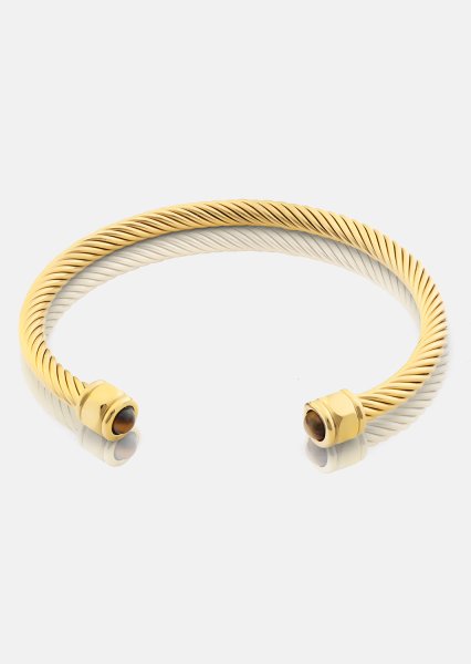 Bracelet Aumaura Brown - 18k Plaqué or