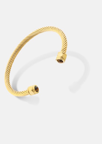 Bracelet Aumaura Brown - 18k Plaqué or